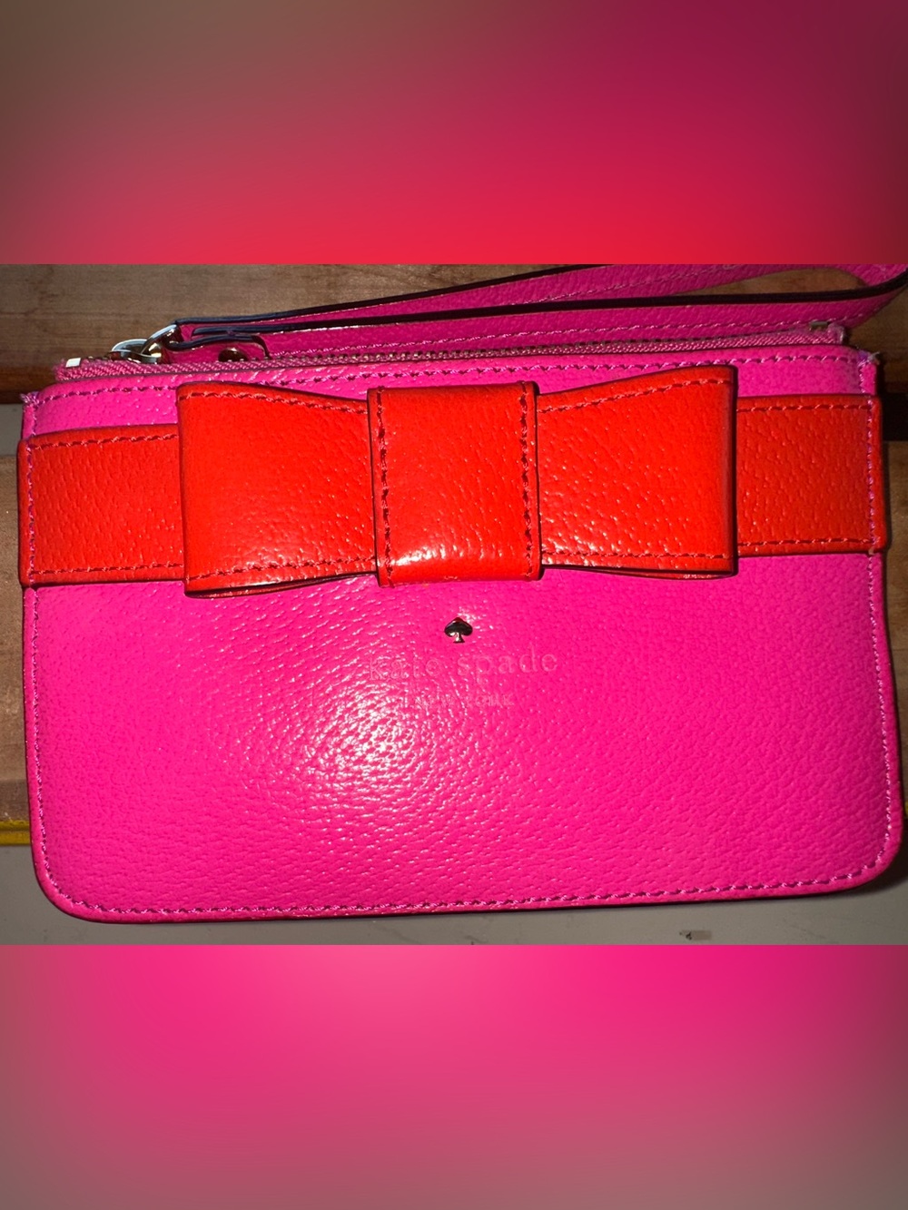 Kate Spade New York "Kirk Park Bee" Bow Wristlet ~ NWOT - - Picture 12 of 15